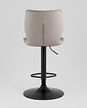 Стул барный Stool Group Dome, экокожа, серый, фото 5