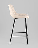 Стул барный Stool Group Arch, экокожа, светло-серый, фото 4