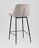 Стул барный Stool Group Arch, экокожа, серый, фото 7