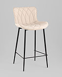 Стул барный Stool Group Vault экокожа светло-серый, фото 2
