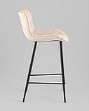 Стул барный Stool Group Vault экокожа светло-серый, фото 6