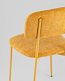 Стул Stool Group Chao рогожка желтый ножки металл желтые, фото 7