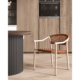 Стул Stool Group Syna коричневый бежевые ножки, фото 3