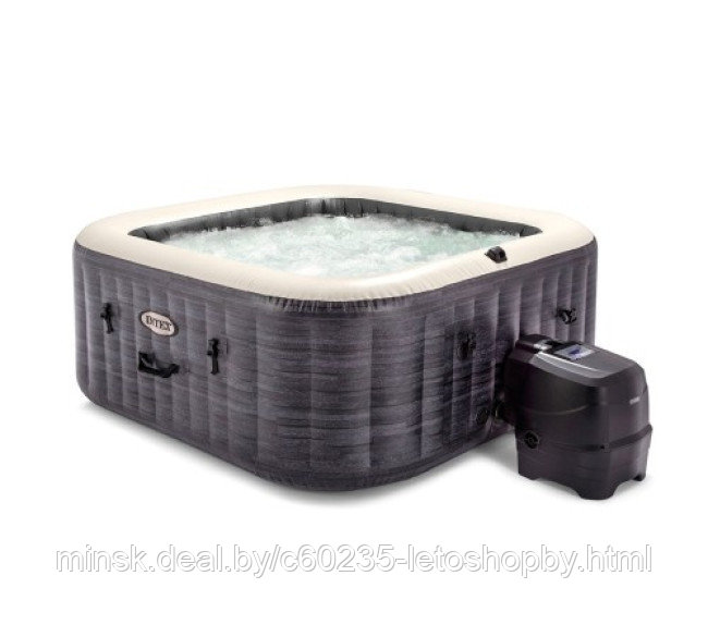 Надувной бассейн джакузи Intex 28450 Greystone Deluxe 175*71