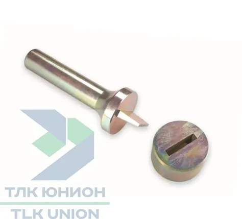 Расклепыватель прямоугольный для люверсов 27х8 мм, Bozamet 005.27, фото 2