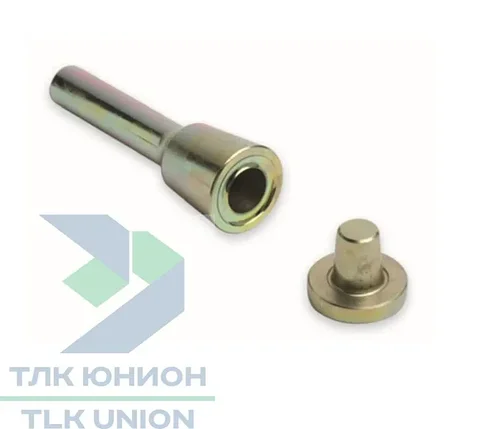 Расклепыватель круглый обратный для люверсов 40 мм, Bozamet 001.40.5, фото 2