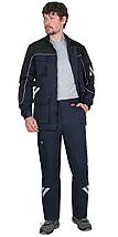 Костюм СИРИУС-ФОТОН-РОСС куртка, брюки синий с черным, фото 2