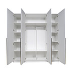 Шкаф Феникс ШК 06 ТС 4 х дверный МДФ капучино, фото 2