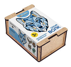 Серый Волк. Деревянный пазл EWA, 15 элементов