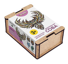 Бдительная сова. Деревянный пазл EWA, 15 элементов