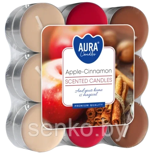 Ароматические чайные свечи р15-87/ Яблоко- Корица