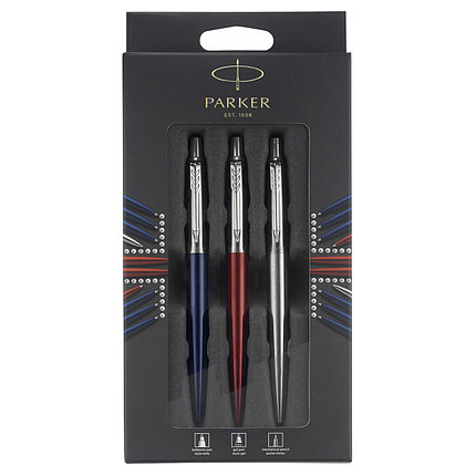Набор Parker Jotter London Trio: шариковая ручка + гелевая ручка + механический карандаш, подарочная упаковка, фото 2