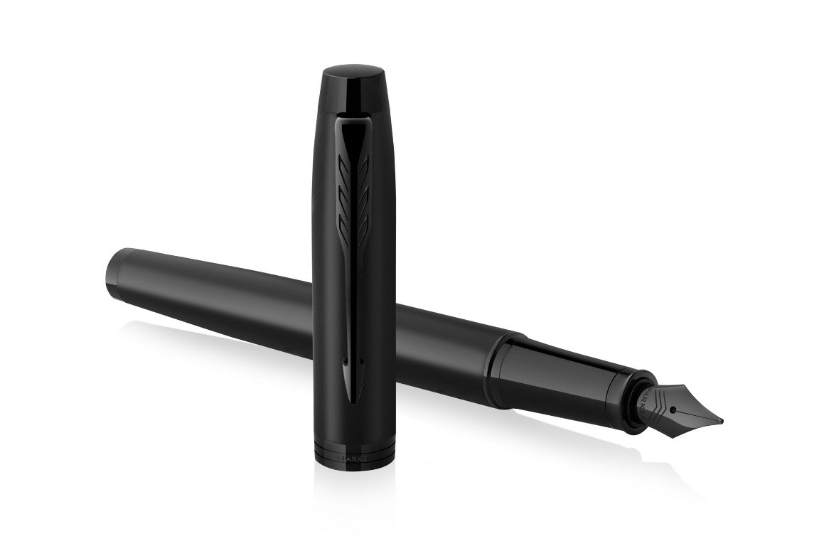 Перьевая ручка Parker IM Achromatic Black, 0,8 мм, 2127741