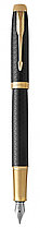 Перьевая ручка Parker IM Premium Black Gold GT, 0,8 мм, фото 2