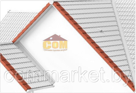 Черепица фронтонная, универсальная