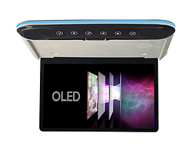 Потолочный Смарт ТВ 13,3" ERGO (QLED 1920x1080, 4/64GB, Android 13) серый