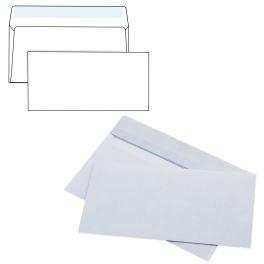 Конверт Е65 110х220 белые 1000 шт/упак