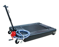 KraftWell KRW1865 Емкость для сбора отработанного масла, пластиковая 68 л, на колесах