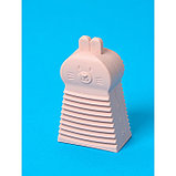 Щётка силиконовая для ручной стирки Доляна, розовая, фото 2