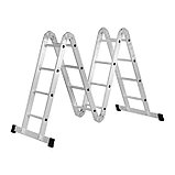 Лестница-трансформер ТУНДРА, алюминиевая, 4×4 ступени, фото 2