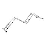 Лестница-трансформер ТУНДРА, алюминиевая, 4×4 ступени, фото 3