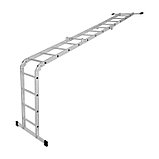 Лестница-трансформер ТУНДРА, алюминиевая, 4×4 ступени, фото 5