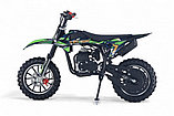 Детский бензиновый мотоцикл RiverToys ROBY (зеленый), фото 5