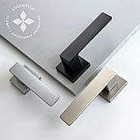 Ручки дверные LOCKSTYLE CUBE ZN NBM (матовый никель), фото 4