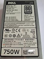 F750E-S0 6W2PW Блок питания Dell PE 750W 80 Plus Platinum (ETN)