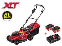 Газонокосилка аккумуляторная WORTEX CLM 3836 ALL1 XLT SET БЕСЩЁТ.ДВИГ., 18В+18В, 2акб, 4Ач, шир.3 (выс. 25-75