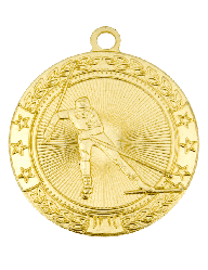 Медаль сувенирная Лыжи