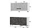 Кухонный гарнитур SV-МЕБЕЛЬ "Розалия" Серия 2 (1,7 м) Цемент светлый/Цемент тёмный/Антарес, фото 5