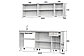 Кухонный гарнитур NN Мебель "КГ-1" (2,0 м) Белый/Белый/Цемент светлый/Антарес, фото 2