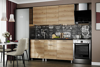 Кухонный гарнитур SV-МЕБЕЛЬ "Лаванда" без столешницы (1,7 м) Дуб Делано