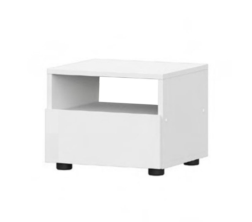 Тумба прикроватная NN Мебель (МС Токио) Белый текстурный