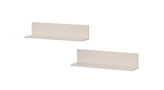 Полка навесная NN Мебель (МС Калипсо К) Меланж (комплект 2шт)