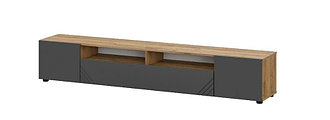 Тумба для ТВ NN Мебель (МС Байкал К) Дуб Золотой/Графит (SAFE)