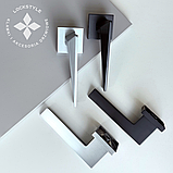 Ручки дверные LOCKSTYLE MIRAGE ZN CBM ( матовый хром), фото 4