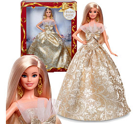 Коллекционная кукла Mattel Barbie Signature блондинка в блестящем платье JBH95