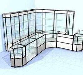 Прилавок-витрина ДСП