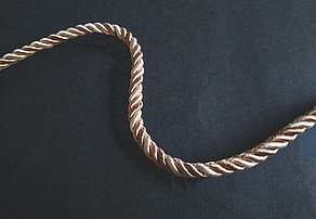 Шнур декоративный в бежево - кофейном цвете