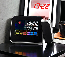 Часы - метеостанция с будильником и проектором времени
