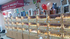 Стеллаж - витрина специализированный ДСП