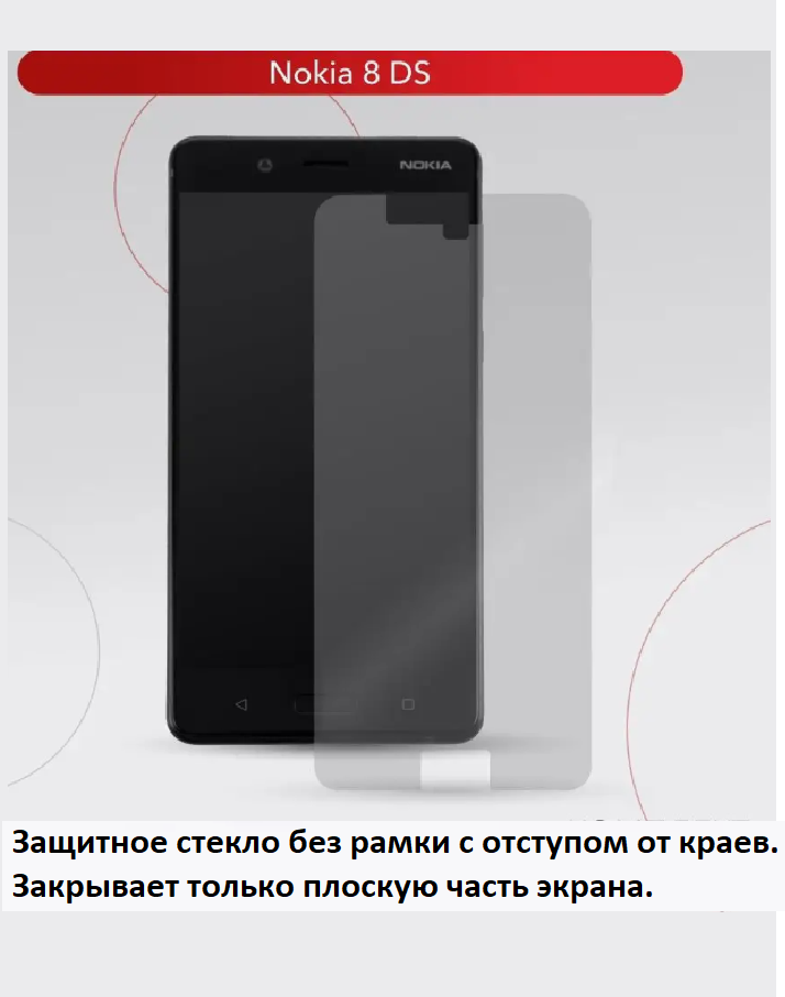 Защитное стекло для Nokia 8