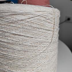 Пряжа Filcompany art Fiammato 100% хлопок, 350м 100г цвет: молочный, фламе