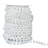 Жемчужная нить 8мм*15м., белый