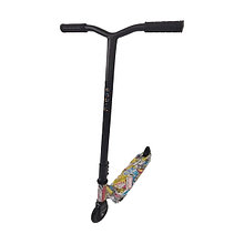 Самокат трюковый Ricos Blaze JL-301P (черный/граффити желтый)