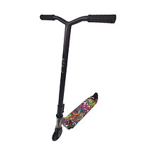 Самокат трюковый Ricos Blaze JL-301P (черный/граффити фиолетовый)