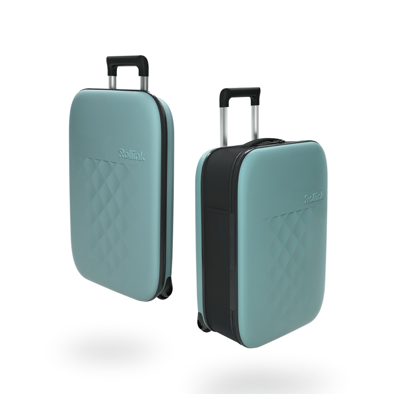 Чемодан складной Rollink Vega II, бирюзовый