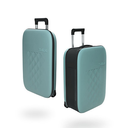 Чемодан складной Rollink Vega II, бирюзовый, фото 2